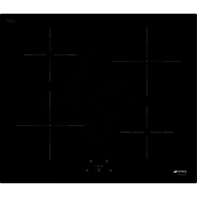 Smeg SI5641D 60cm Touch Control Induction Hob  with Straight Edge Glass in Black Glass